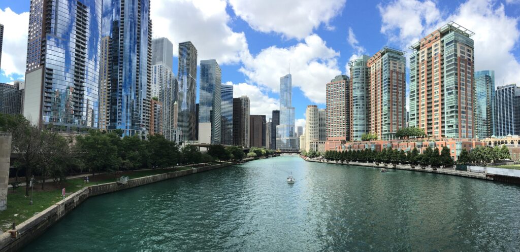 lake in downtown chicago