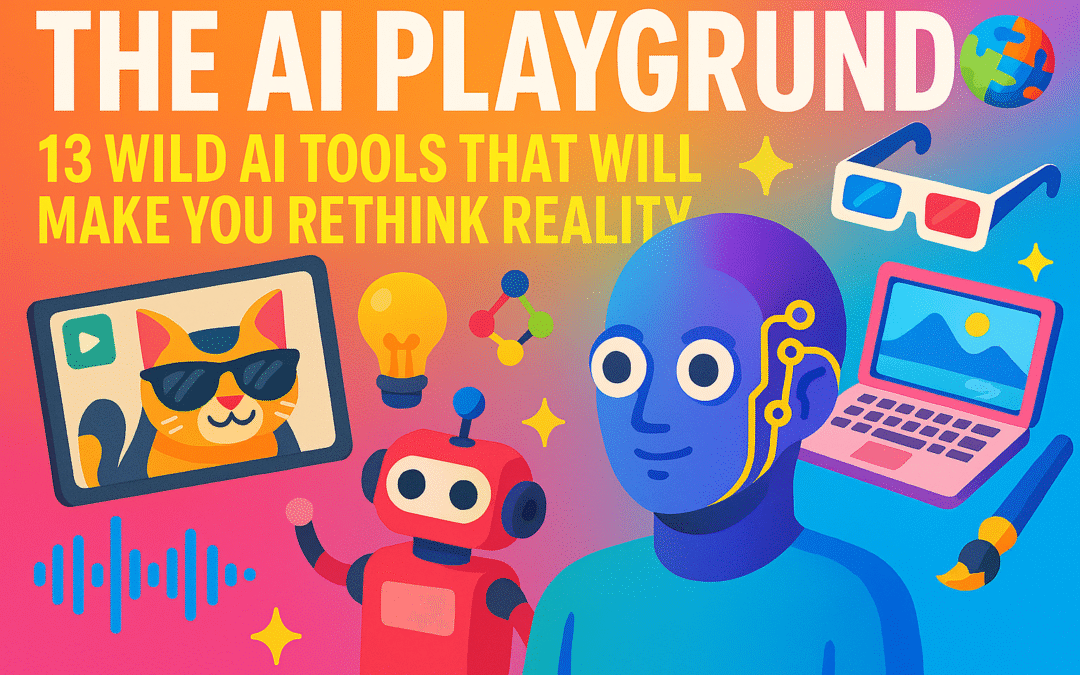 The AI Playground: 13 Wild AI Tools That Will Make You Rethink Reality