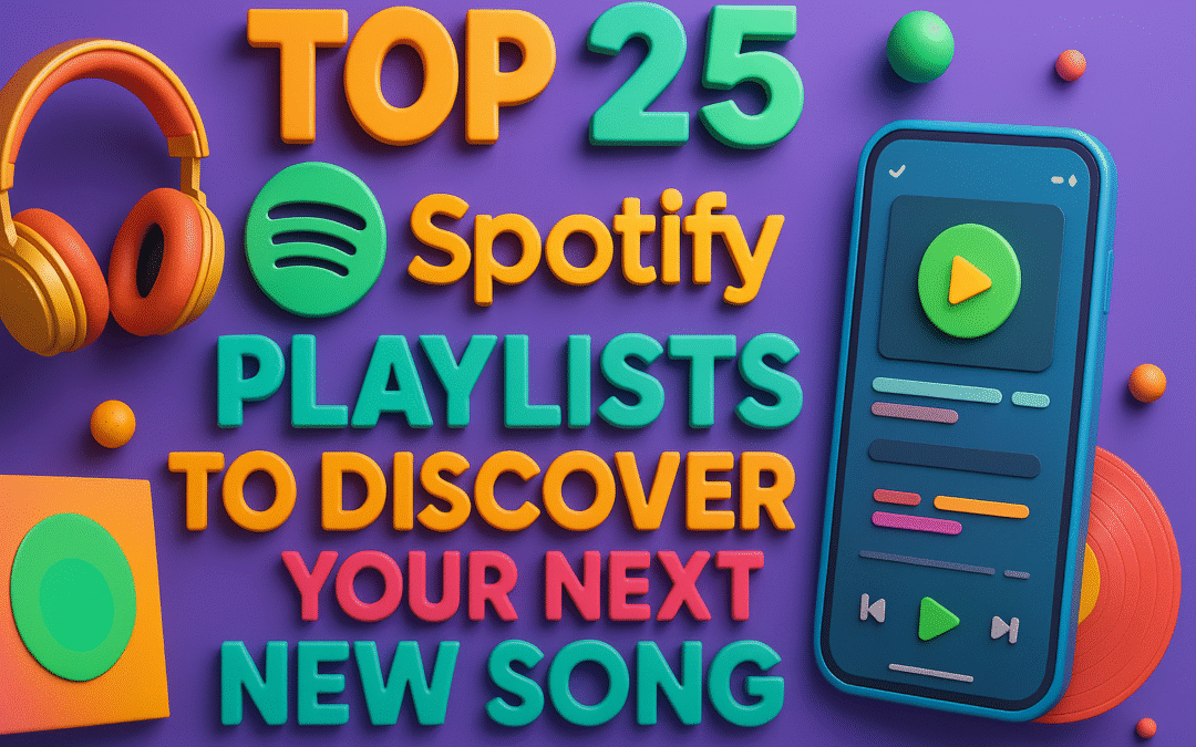 Top 25 Spotify Playlists 2025 to Discover Your Next New Song
