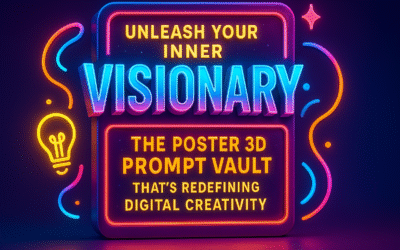 Unleash Your Inner Visionary: The Poster 3D Prompt Vault That’s Redefining Digital Creativity
