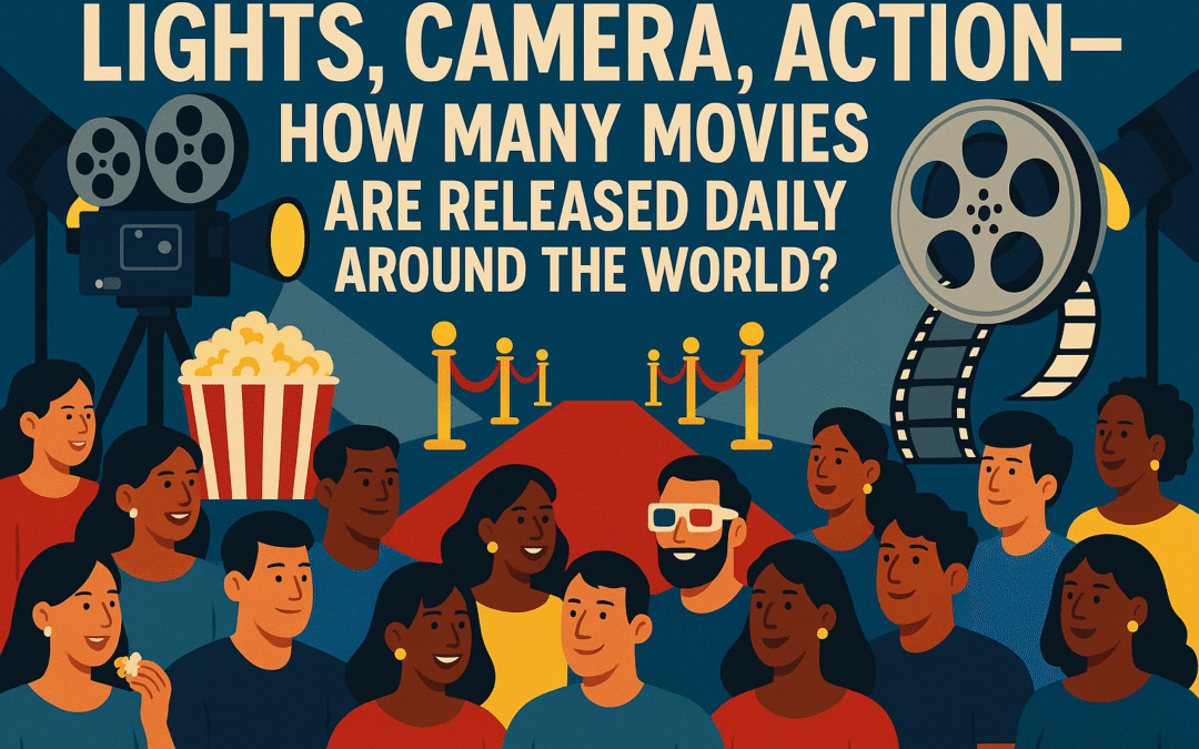 Lights, Camera, Action— How Many Movies Are Released Daily Around the World?
