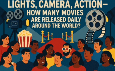 Lights, Camera, Action— How Many Movies Are Released Daily Around the World?