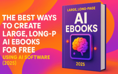 The Best Ways to Create Large, Long-Page AI Ebooks for Free Using AI Software (2025)