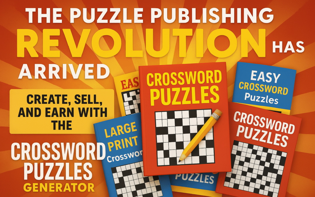 The Puzzle Publishing Revolution Has Arrived: Create, Sell, and Earn with the Crossword Puzzles Generator