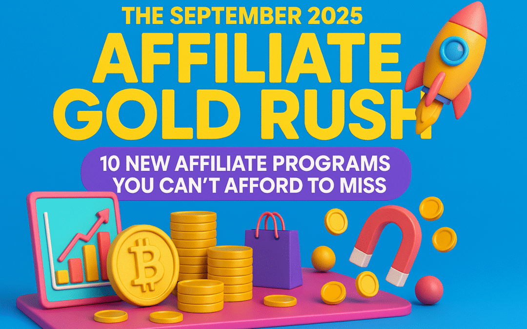 The September 2025 Affiliate Gold Rush: 10 New Affiliate Programs You Can’t Afford to Miss