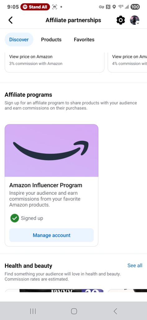 amazon influencer program