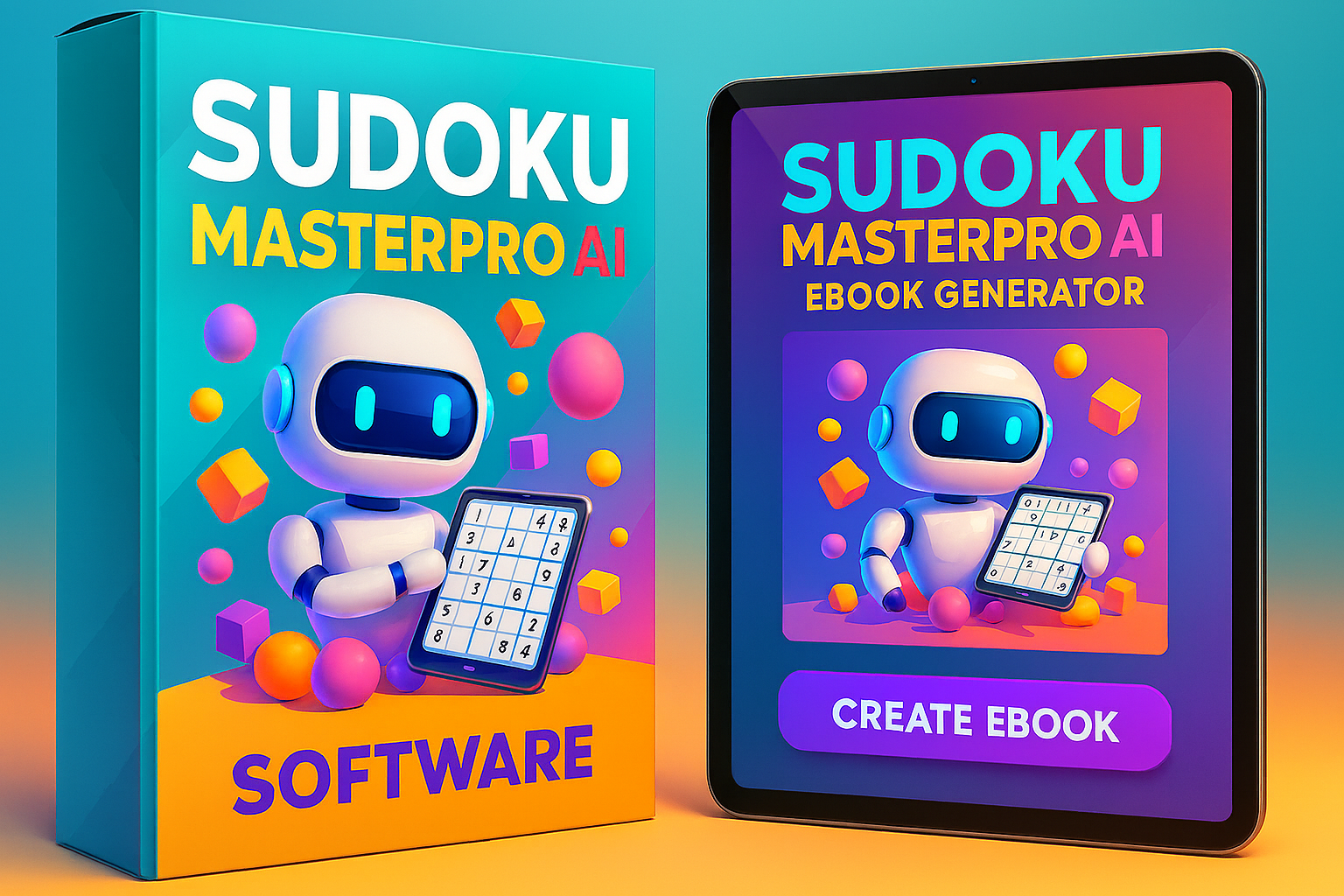 Sudoku MasterPro AI Software and Ebook Generator - System Ent Corp